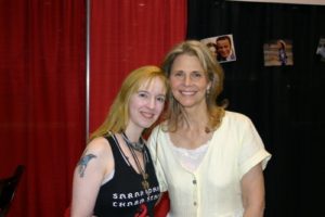 With Lindsay Wagner 