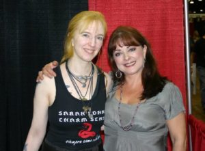 With Lisa Loring