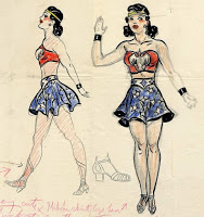 Wonder Woman sketch by William Moulton Marston